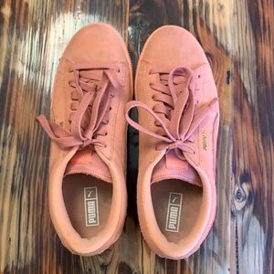 Pink Suede Puma Shoes